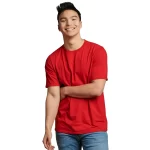 red round neck t-shirt