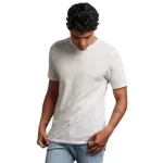 Round Neck White T Shirt