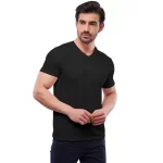 Black V Neck T Shirts