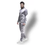 Metallic Silver Tracksuit
