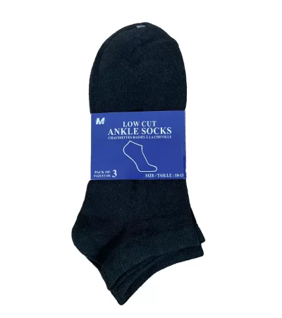 black ankle socks