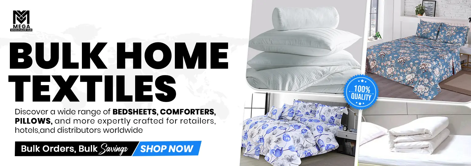 Home Textile Banner - Mega Wholesaler Hub