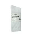 White Crew Cushion Socks - Image 3