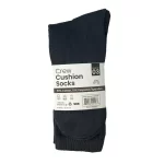 Black Crew Cushion Socks - Image 3