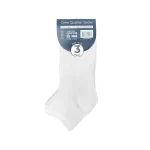 White Crew Quarter Socks - Image 2