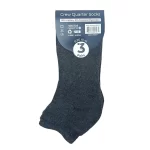 Charcoal Crew Quarter Socks - Image 3
